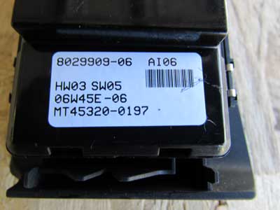 BMW Driver's Door Switch Controls 61318029909 E63 650i M6 Coupe Only7